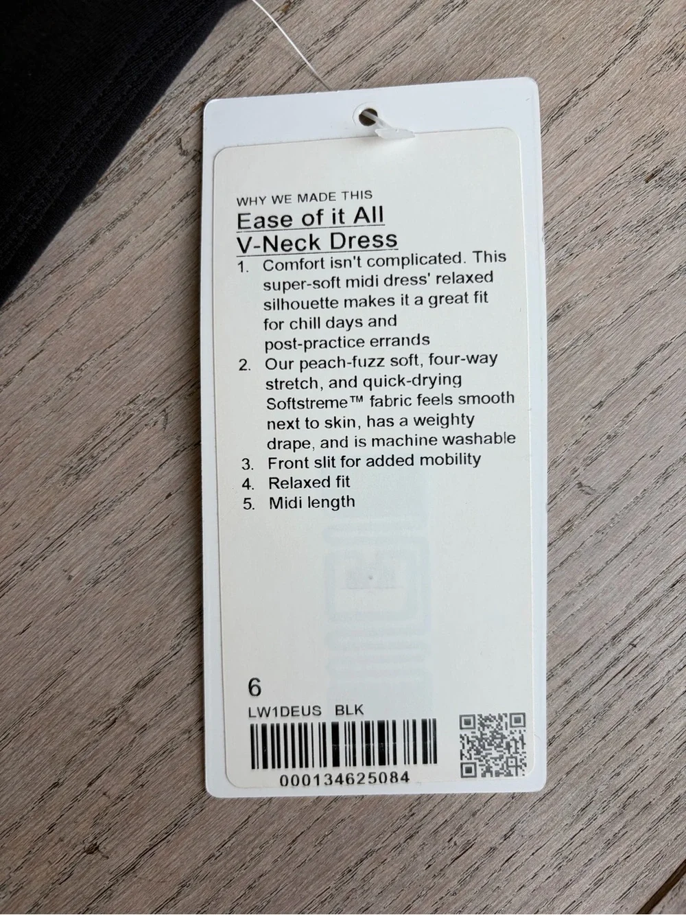 Lululemon ease of it all dress NWT